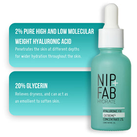 Nip+Fab bottle next to moisturizer illustrating routine layering benefit