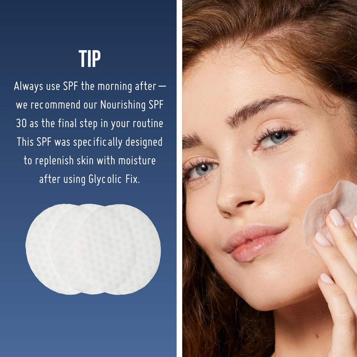 Nip+Fab product label and directions for safe nighttime application