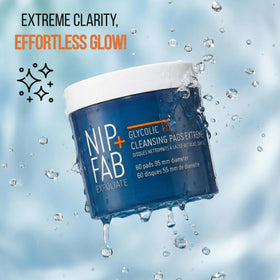 Nip+Fab pad in hand for scale showing single-use dosing and portability