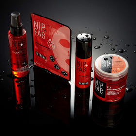 Nip+Fab serum texture close-up highlighting lightweight gel and instant hydration boost
