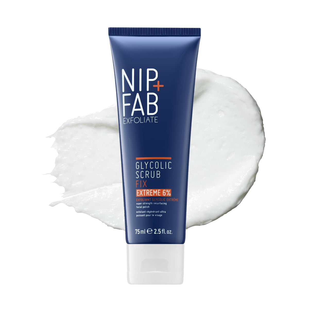 Nip+Fab front tube view showing product and brightening benefit