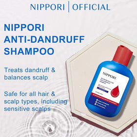 NIPPORI back label with ingredients and directions for precise scalp care