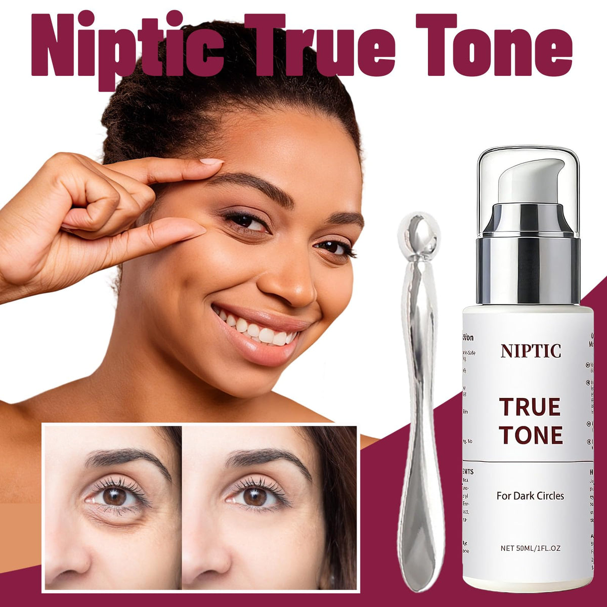 Niptic open tube showing lightweight texture that absorbs quickly