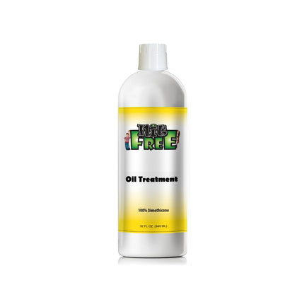 Nit Free front label on 32 oz bottle showing product name and clear formula benefit