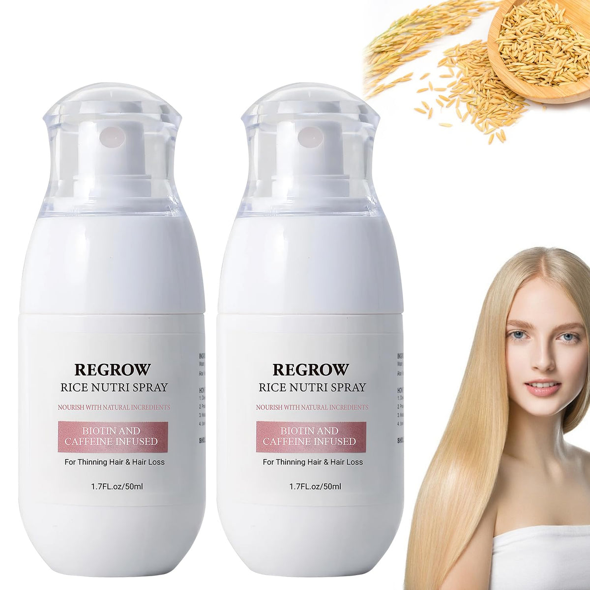 NIUYOU front packaging 2PCS showing bottles and benefits