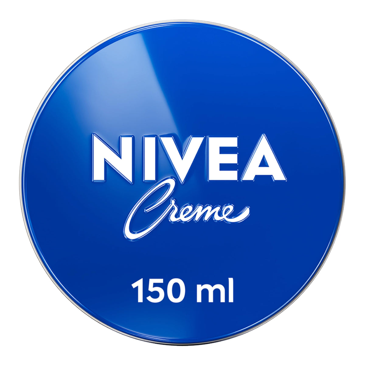 NIVEA 150ml front tin showing recognizable packaging and hydration benefit