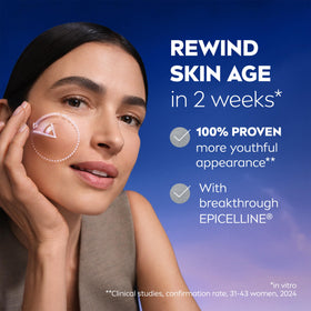 NIVEA dropper releasing serum highlighting fast-absorbing lightweight texture