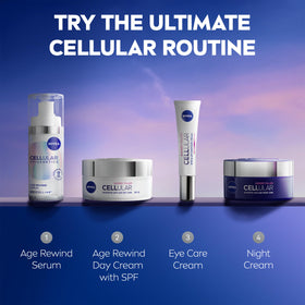 NIVEA placed on bathroom counter illustrating daily routine integration and consistency