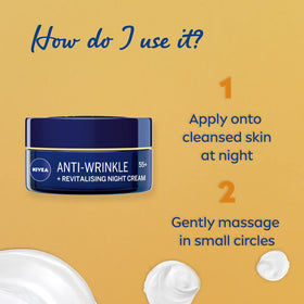 NIVEA cream applied to hand demonstrating smooth absorption and hydration