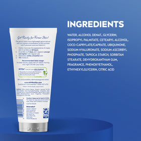 NIVEA before and after skin comparison highlighting improved crepey appearance