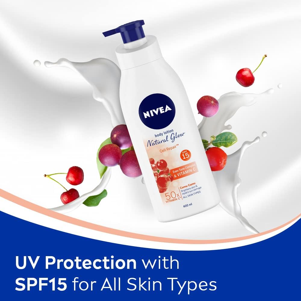 NIVEA creamy lotion texture close-up for fast absorption benefit