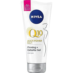 NIVEA product being massaged into thigh to visibly smooth skin