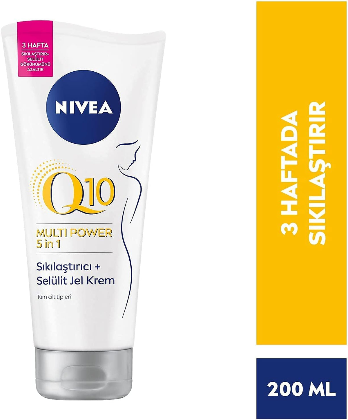 NIVEA gel-cream texture closeup illustrating lightweight absorption