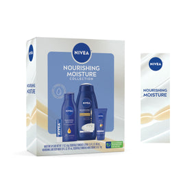 NIVEA gift set front packaging showing all four products and gifting appeal
