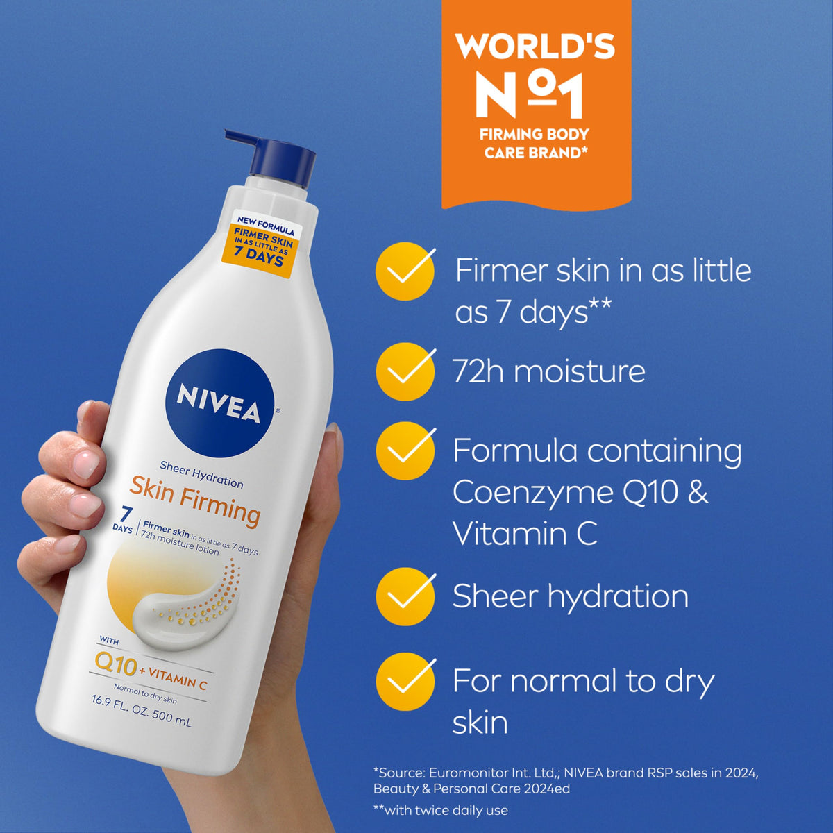NIVEA gel cream open tube revealing lightweight gel texture for quick absorption