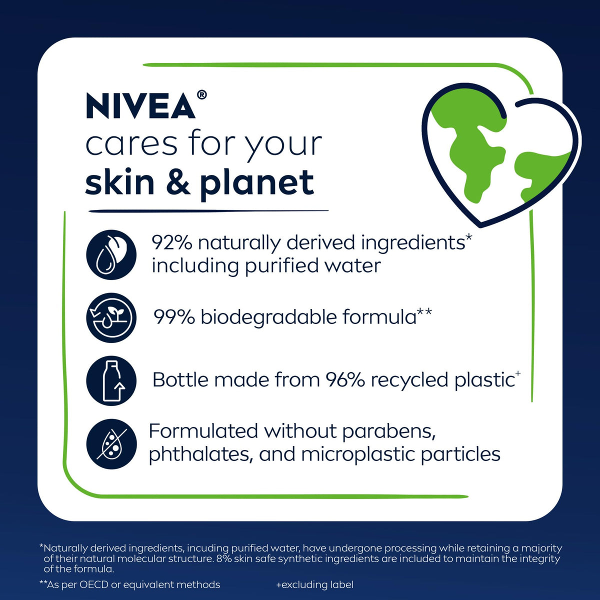 NIVEA MEN three bottles displayed to show pack quantity and value
