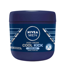 NIVEA Men front packaging showing jar and brand for instant cooling benefit