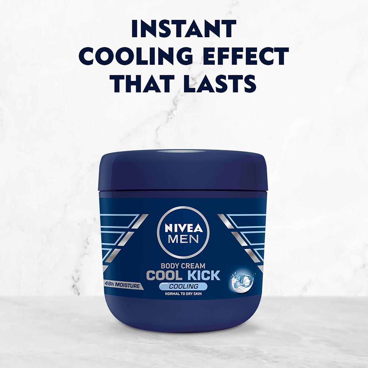 NIVEA Men open jar texture close-up showing cream consistency and hydration