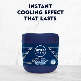 NIVEA Men open jar texture close-up showing cream consistency and hydration