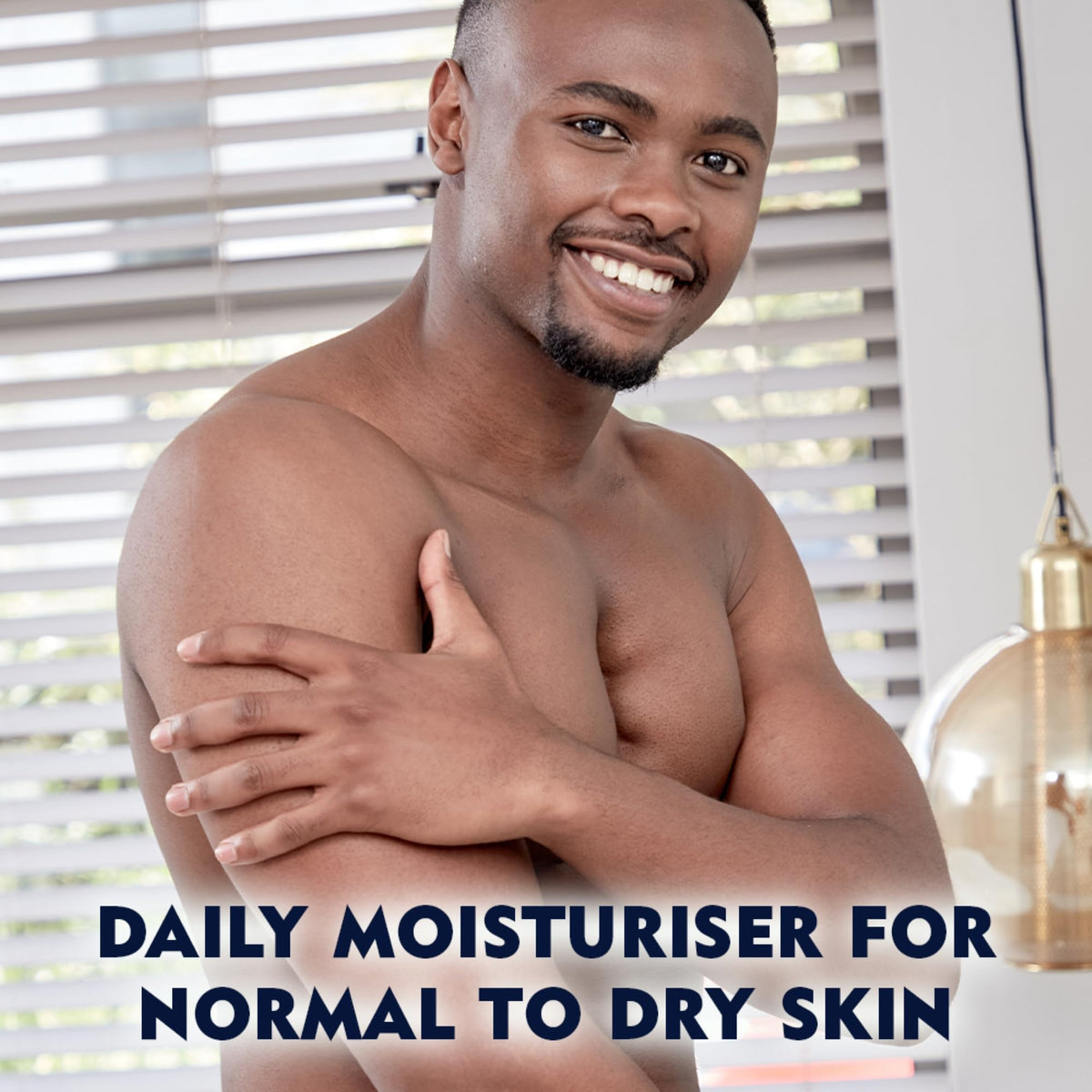 NIVEA Men jar on bathroom shelf suggesting everyday grooming and freshness