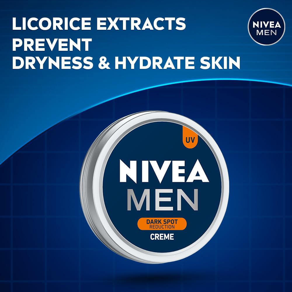 NIVEA MEN applying cream to hand for instant hydration benefit