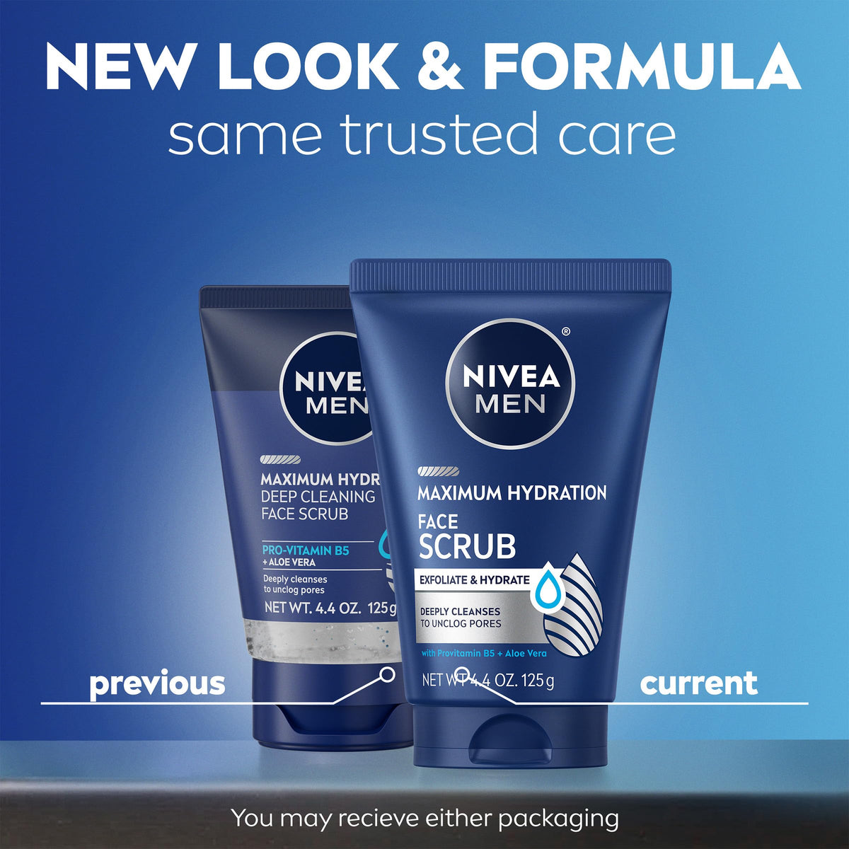 NIVEA MEN back label detail highlighting directions and dermatological testing benefits