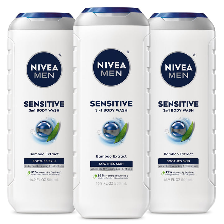 NIVEA MEN front packaging showing product and size with clear branding benefit