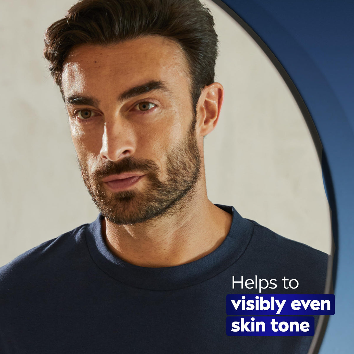 NIVEA MEN application in hands showing quick absorption and easy use benefit