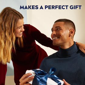 NIVEA MEN set styled on bathroom counter for an organized morning routine
