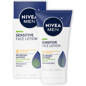NIVEA MEN tube cap and nozzle detail for easy controlled application
