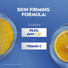 NIVEA Q10 on bathroom shelf in lifestyle setting for daily routine benefit