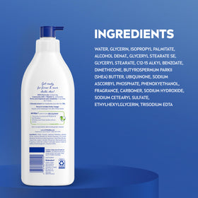NIVEA recycled packaging label highlighting eco-conscious packaging benefit