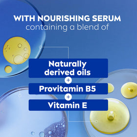 NIVEA used for shaving on legs demonstrating smooth glide and moisturized skin