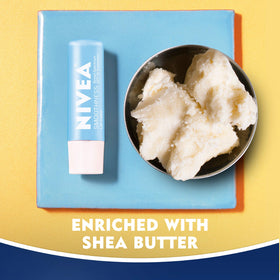 NIVEA close-up of ingredient label highlighting nourishing oils benefit