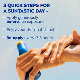 Nivea applied to face demonstrating quick absorption and non-greasy feel