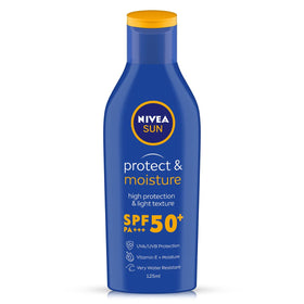 Nivea front packaging showing SPF 50 and hydration benefits