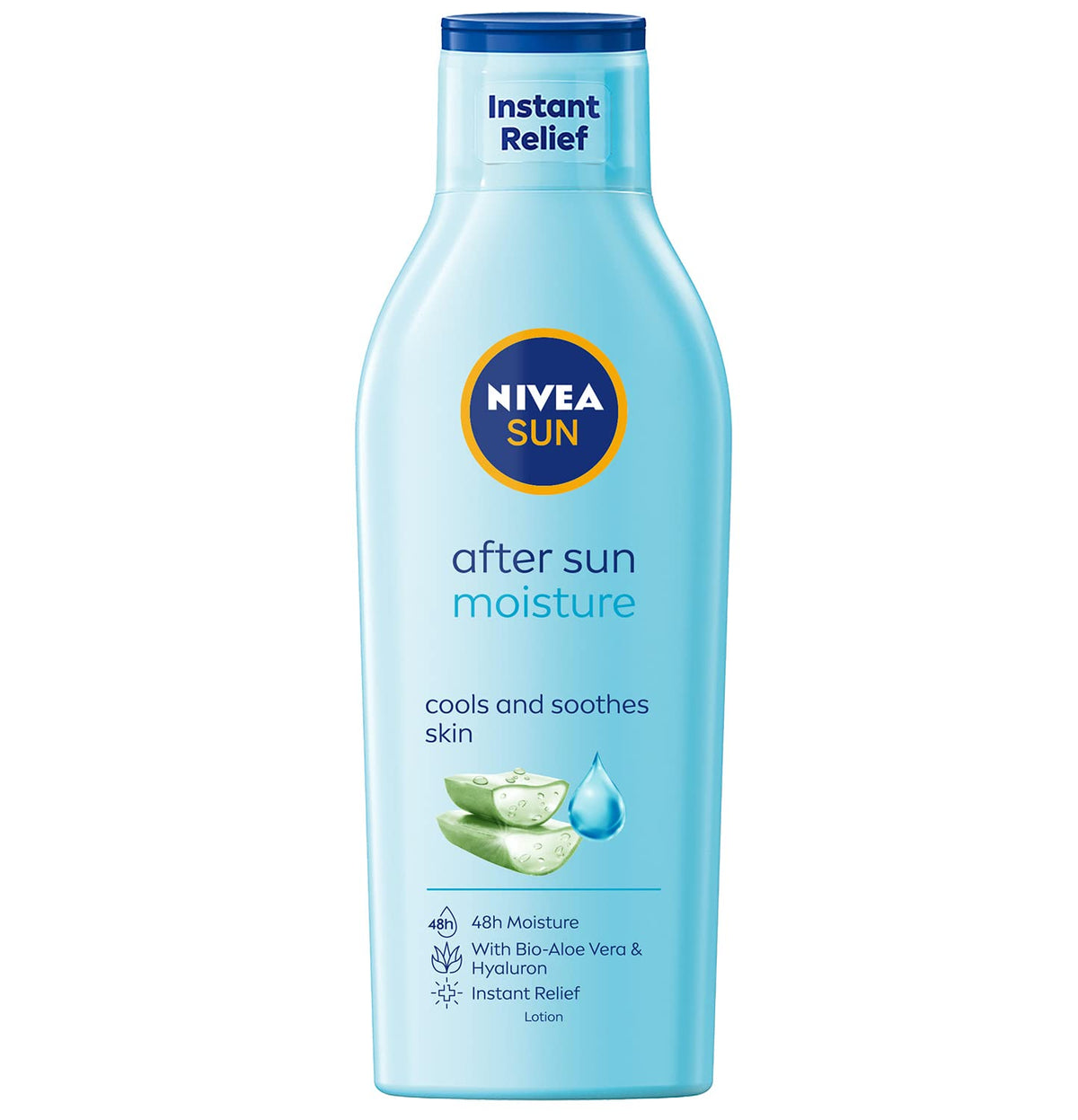 Applying Nivea Sun on forearm to show hydration and smoothing benefit
