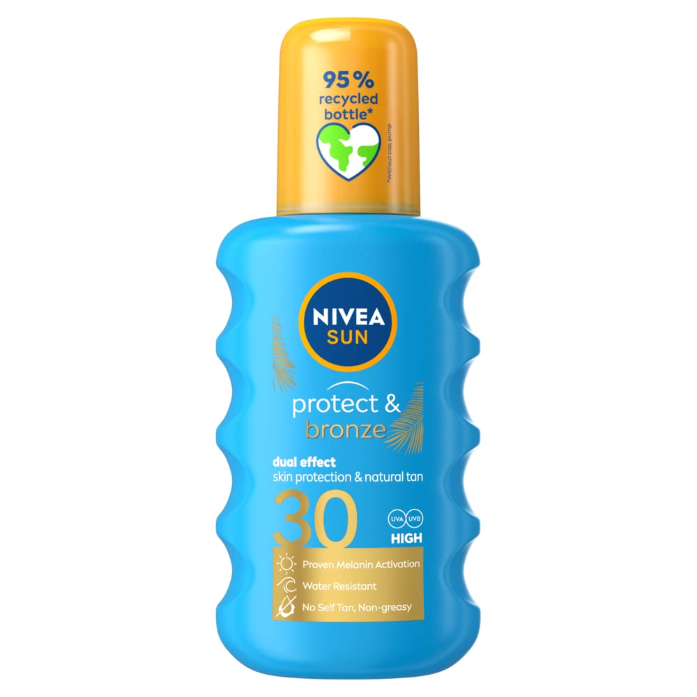Nivea Sun front packaging showing bottle and SPF30 protection benefit