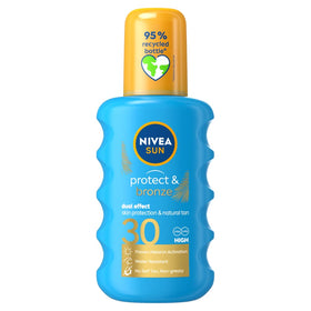 Nivea Sun front packaging showing bottle and SPF30 protection benefit