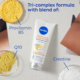 NIVEA cream texture on spoon highlighting fast-absorbing hydration benefit
