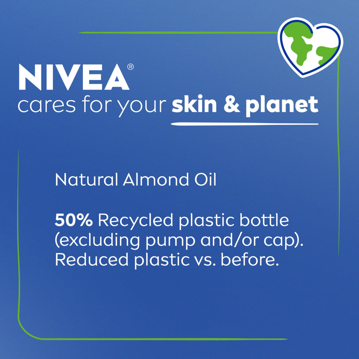 NIVEA three-bottle set displaying bulk pack value and fewer repurchases benefit