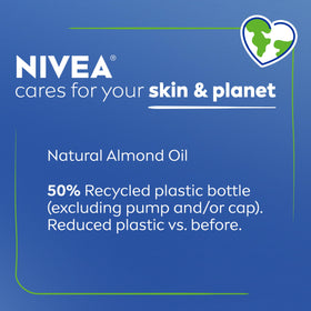 NIVEA three-bottle set displaying bulk pack value and fewer repurchases benefit