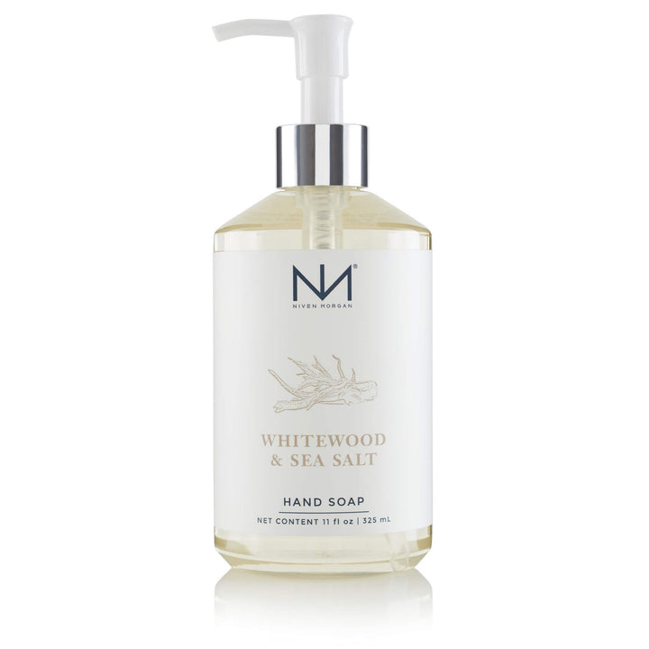 Niven Morgan front label showing scent and gentle moisturizing benefit