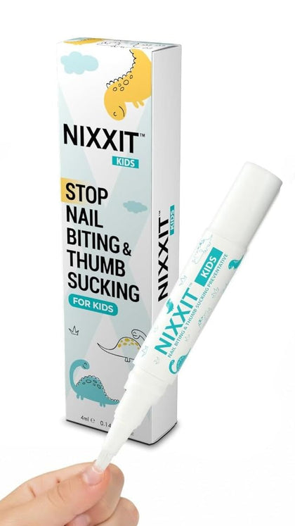 NIXXIT front packaging showing child-friendly design and calming colors