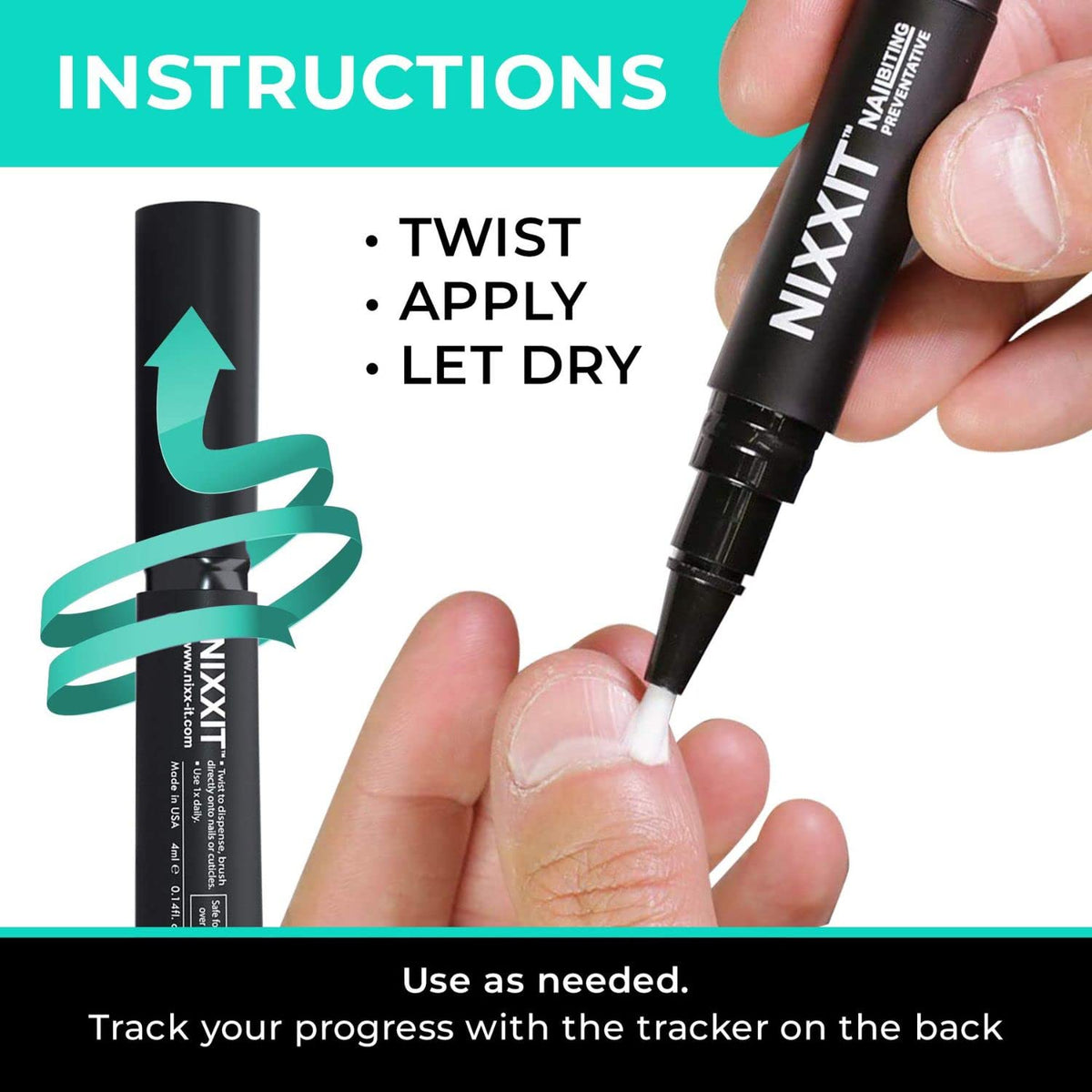 NIXXIT non-gloss finish on nails showing discreet, matte appearance