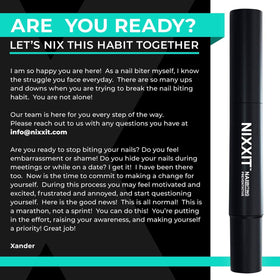 NIXXIT pen tucked in a purse pocket for on-the-go reapplication convenience