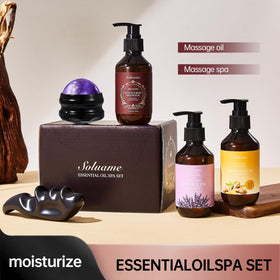 NIZENTA massage roller ball close-up highlighting smooth glide for even oil distribution