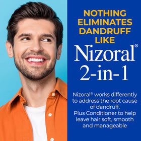 Nizoral close-up label showing ketoconazole 1% for effective control