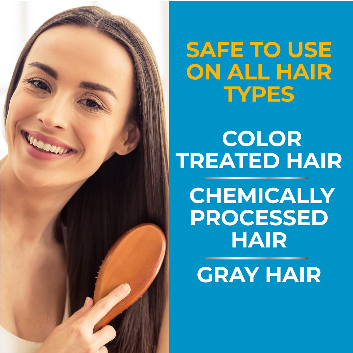 Nizoral used on color-treated hair showing gentle care and improved scalp