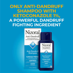 Nizoral open cap with visible lather indicating easy application benefit